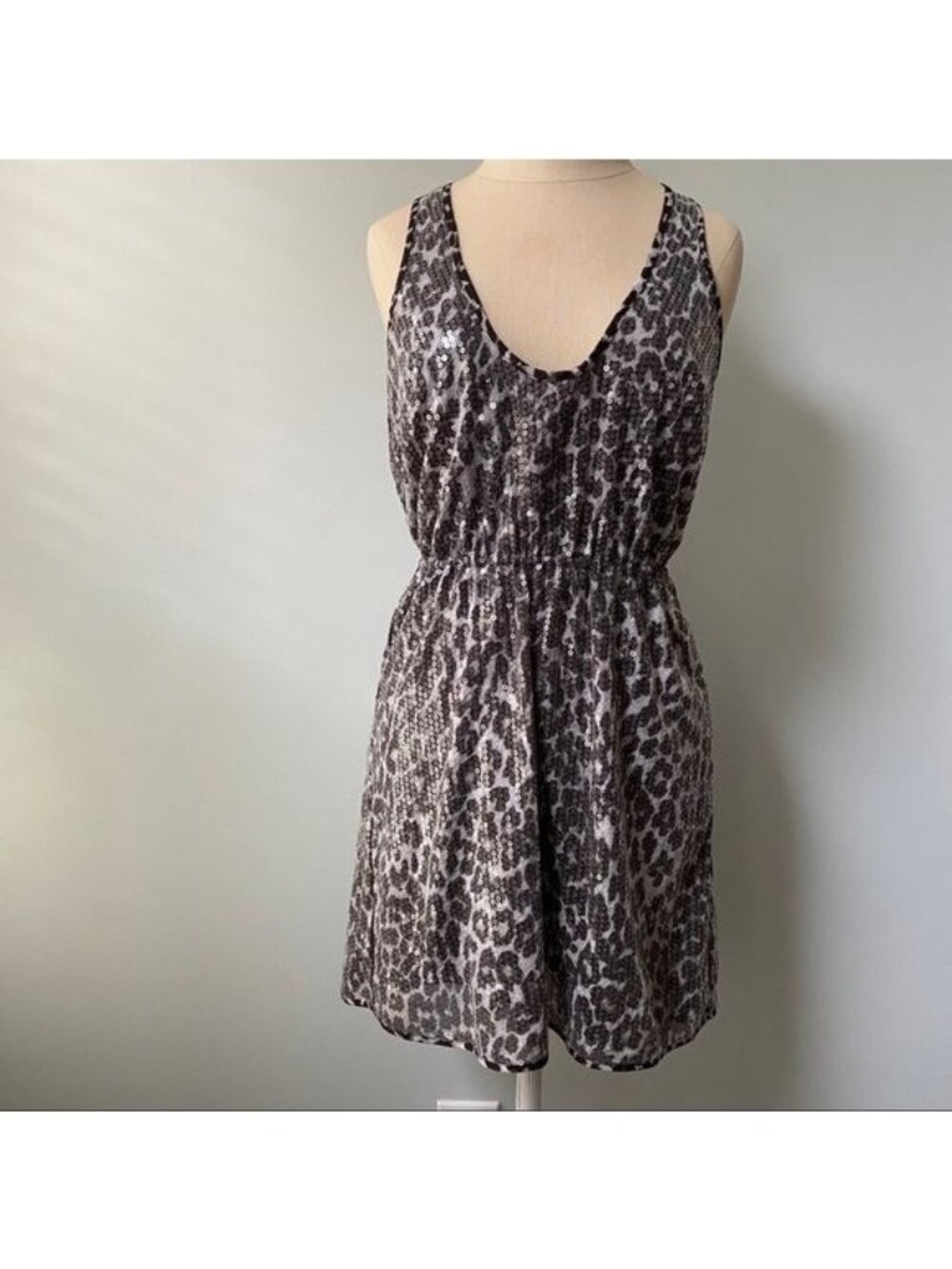 Rodarte Snow Leopard Sequin Dress